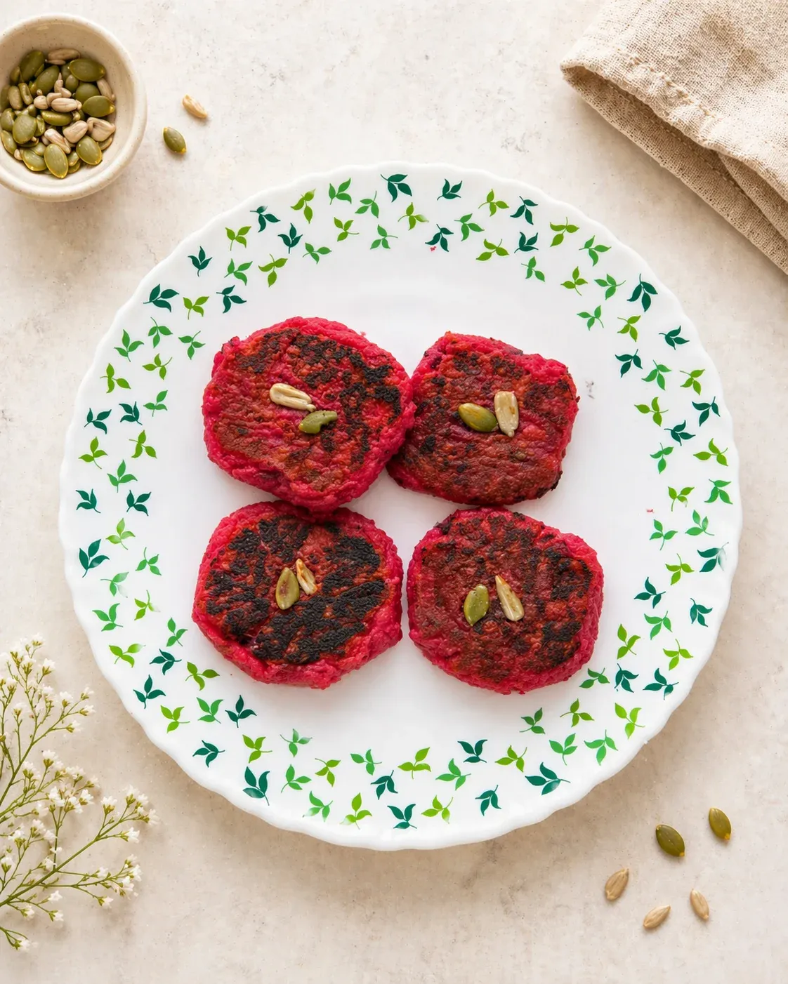 Beetroot and Sweet Potato Kebabs