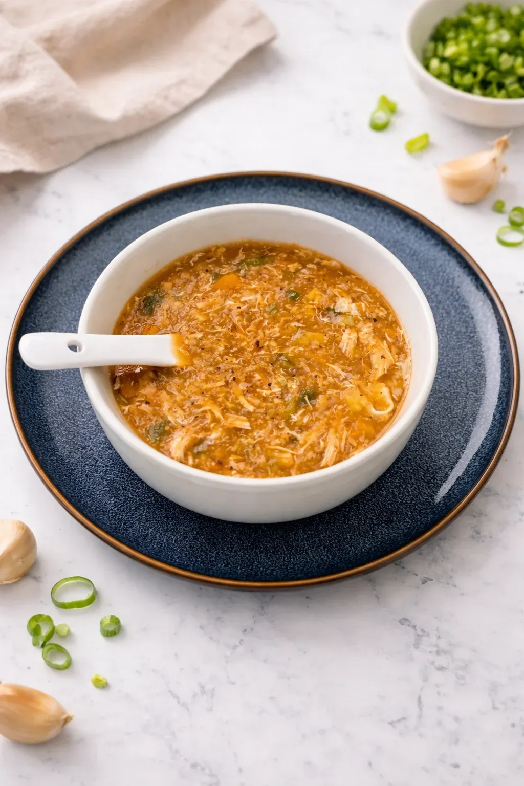 Hot & Sour Chicken Soup (No Stock Version)