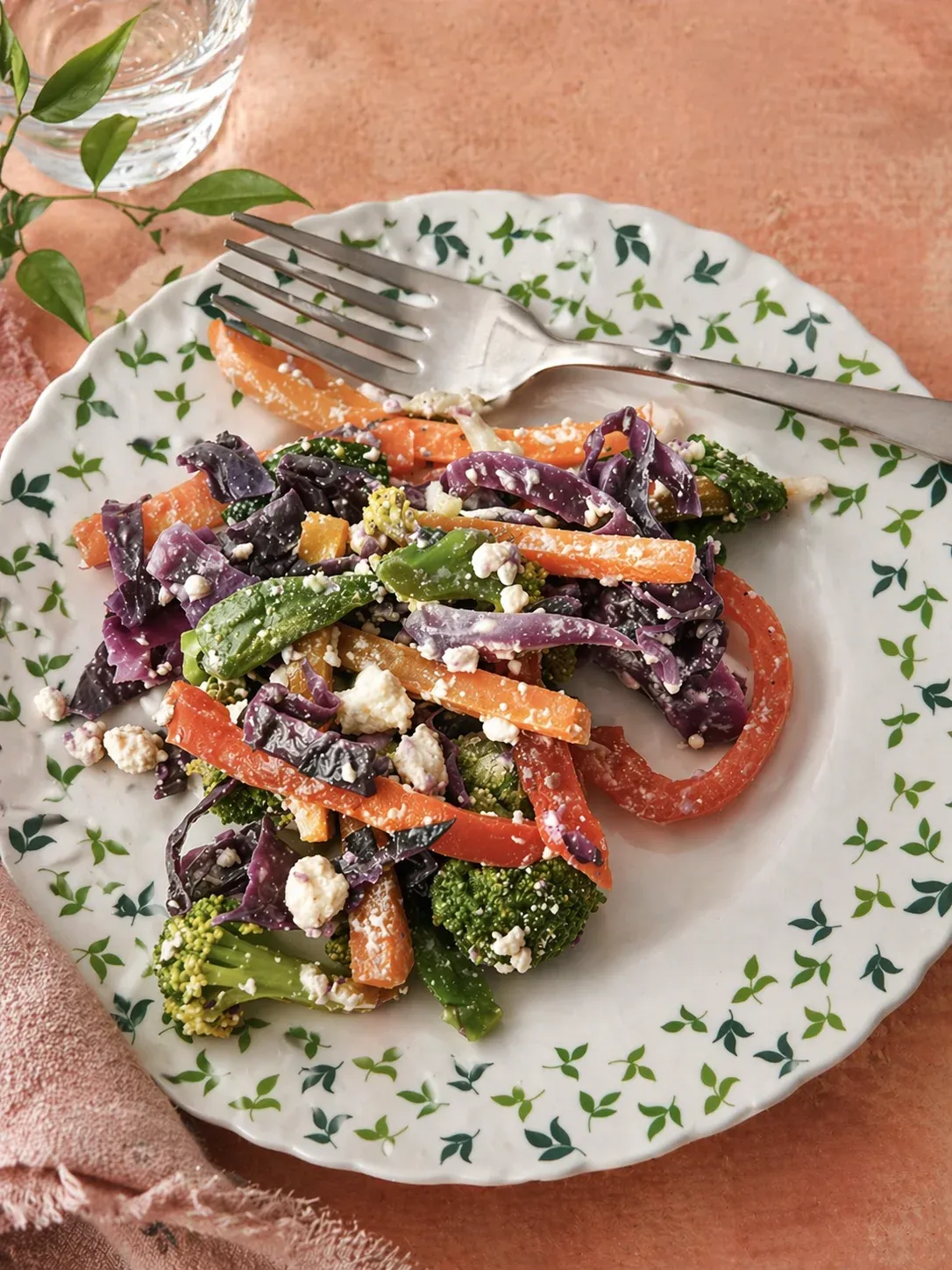 Warm Veggie Salad with Feta