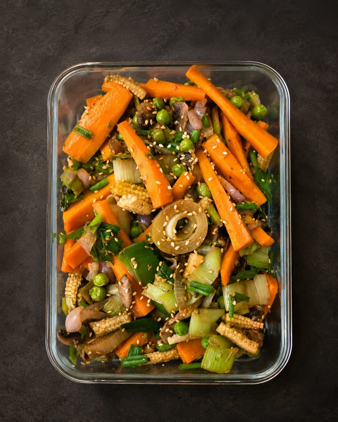 Warm Garden Veggie Salad